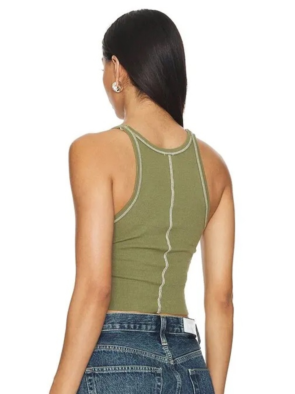 RE/DONE | NWT Cropped Ribbed Tank - Picture 5 of 5